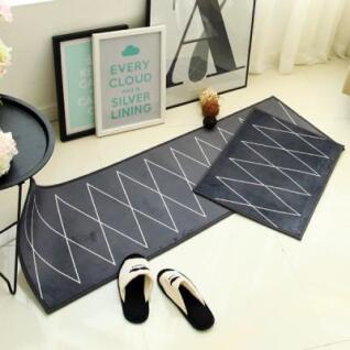 라인아트 단모 극세사 매트세트 - 1color