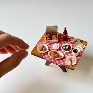 미니어처 음식 치킨세트 만들기 DIY 풀키트