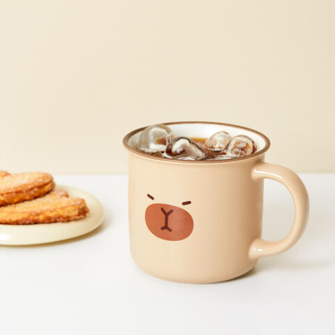카피바라 라인머그 370ml 