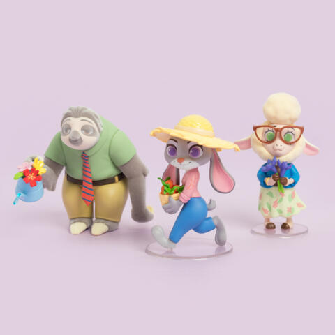 주토피아 플라워 월드 랜덤 피규어 낱개 