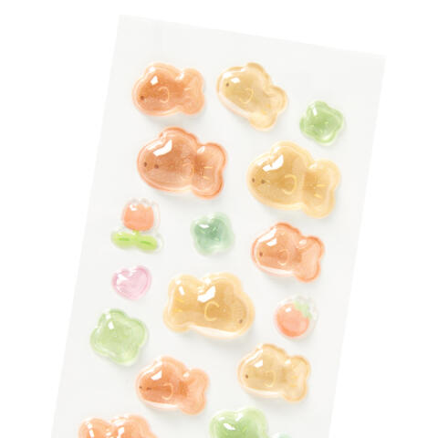 입체스티커 금붕어 