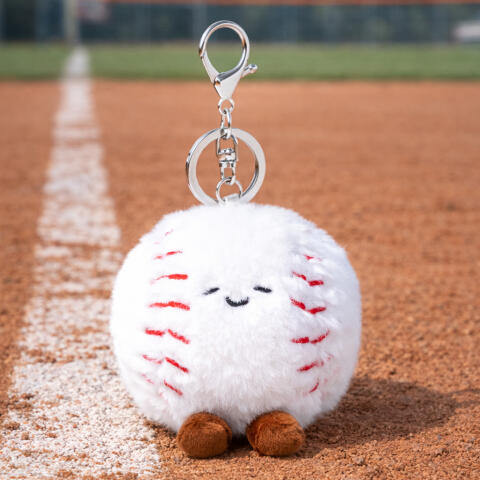 야구공 키링인형 