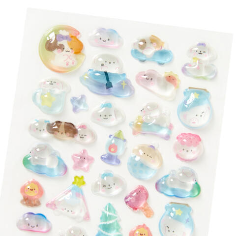 3D 볼록 입체 댕댕이 스티커 