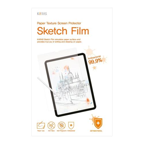 카라스인터내셔널 아트박스/파인피아 HP 오멘 15-en1024AX용 항균 저반사 종이질감필름K