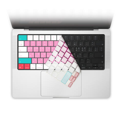 아트박스/파인피아 2021 맥북프로14 MKGP3KH/A M1  마카롱 키스킨