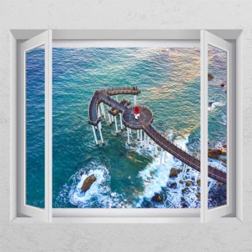 아트박스/꾸밈 pr938-이가리닻전망대_창문그림액자