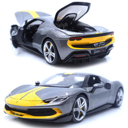 아트박스/브라고 1:18 페라리 296 GTB 아세토 피오라노 실버 미니카