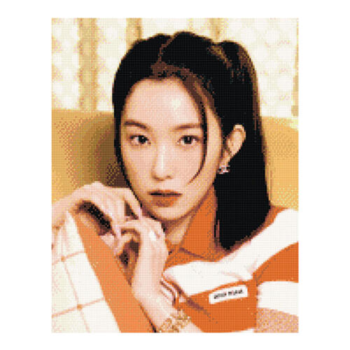 알파웨이 아트박스/하비스스퀘어 레드벨벳 아이린 보석십자수 캔버스 40x50cm