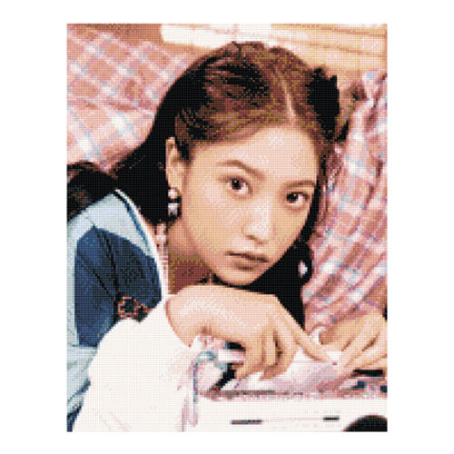 아트박스/하비스스퀘어 레드벨벳 예리 보석십자수 캔버스 40x50cm