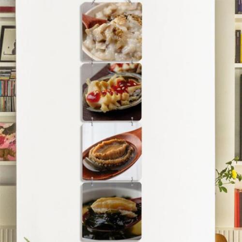 아트박스/꾸밈 nx457-멀티아크릴액자_건강한전복요리(4단소형)