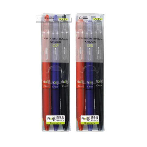 파이롯트 아트박스/파이롯트 파이롯트 프릭션볼 노크 젤잉크 3색세트 LFBK3C[00031031]
