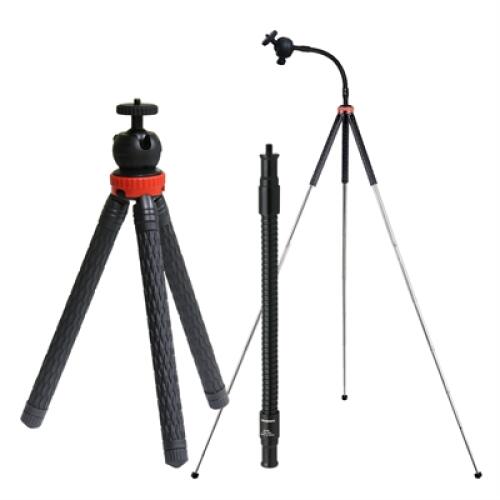 아트박스/본젠 KM-837 하이엔드 미니 삼각대 + KM-692 플렉스암 SET (카메라 액션캠 미니빔 등)