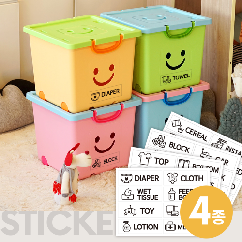 아트박스/보노하우스 해피박스 분류스티커 (스티커만 구매시 착불발송)