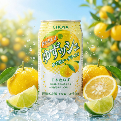 아트박스/도도한날 논알콜 유자하이볼 요와나이 유즈슈 3캔 1세트