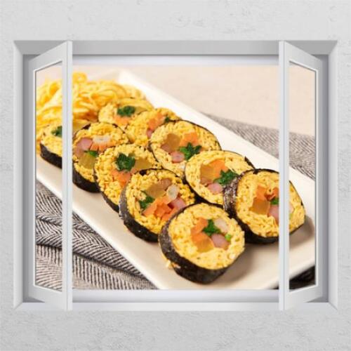꾸밈 아트박스/꾸밈 pd230-키토김밥_창문그림액자