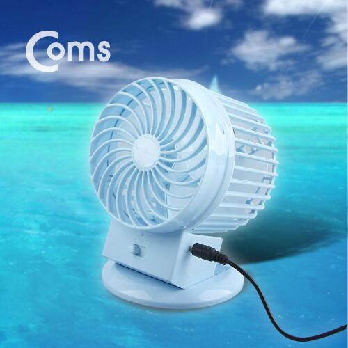 아트박스/오너클랜 USB 선풍기 2중모터 80mm Blue 2단 (WD7C3D6)