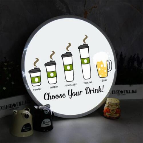 아트박스/꾸밈 nx123-LED액자45R_일주일의루틴