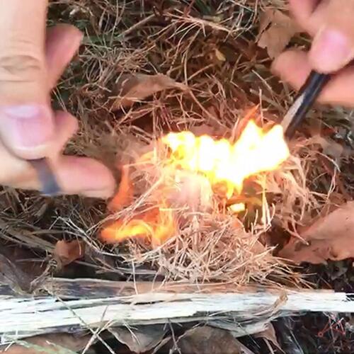 아트박스/오너클랜 부싯돌 캠핑 여행 파이어 스틸 스타터 (WF41360)