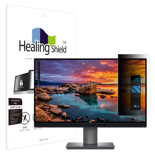 아트박스/힐링쉴드 델 울트라샤프 U2718Q SNS 메신저 사이드 보안필름