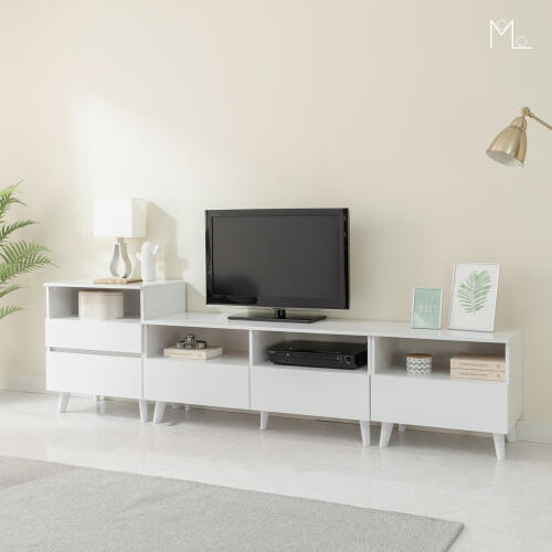 지오드림 oem 아트박스/모로 나르 2380 오픈 거실장 세트 TV거실장 티비다이 TV장