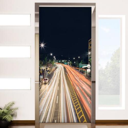 꾸밈 아트박스/꾸밈 td369-도로불빛_현관문시트지