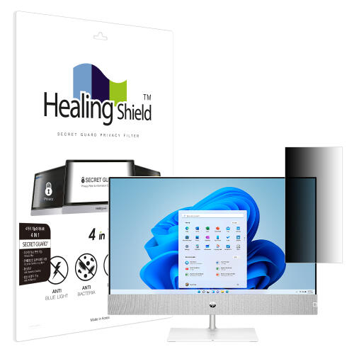 ㈜폰트리 아트박스/힐링쉴드 HP 파빌리온 27-ca1012kr 메신저 사이드 보안필름