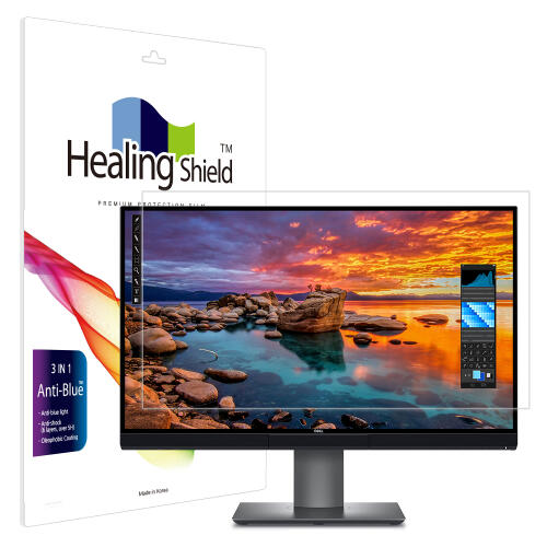 아트박스/힐링쉴드 델 울트라샤프 U2718Q 블루라이트차단 액정보호필름