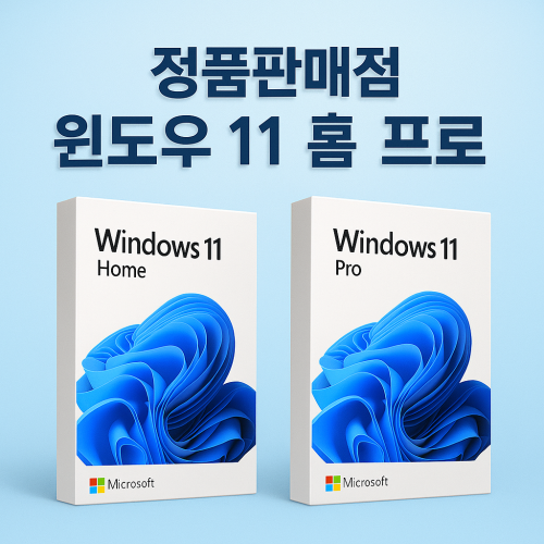 아트박스/엠에스 [정품바로발송] 윈도우 11 HOME/PRO 정품키 영구한글판