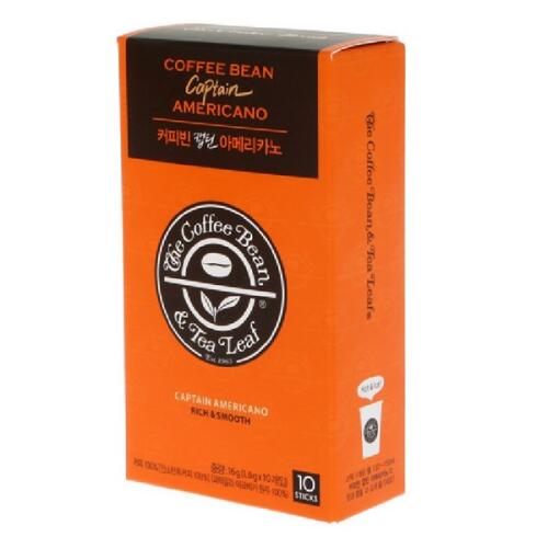 희창유업 아트박스/오피스큐 커피빈 캡틴 아메리카노 1 6gx10T