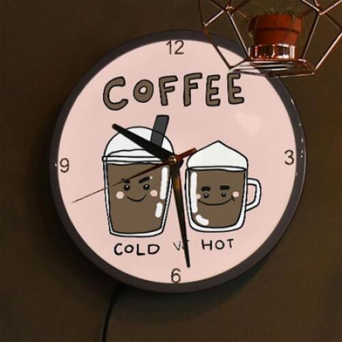 아트박스/꾸밈 ng643-LED시계액자25R_우리는사이좋은친구