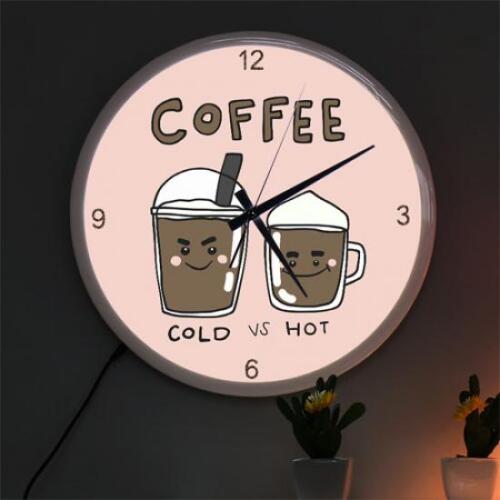 아트박스/꾸밈 ng644-LED시계액자35R_우리는사이좋은친구