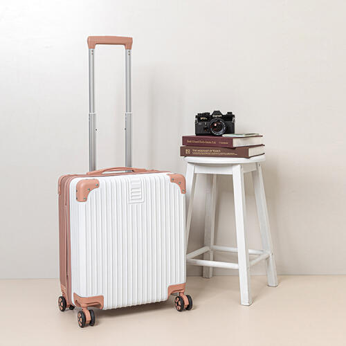 아트박스/디자인에버 레트로 미니캐리어 기내용 여행용 18인치 캐리어