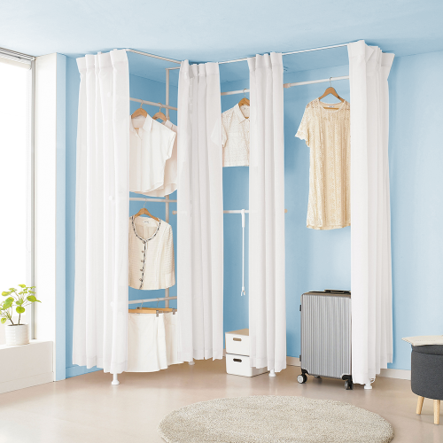 엘리시아 아트박스/이지온행거 이지온 튼튼한 3단 대용량 ETC-S516C 커튼 행거