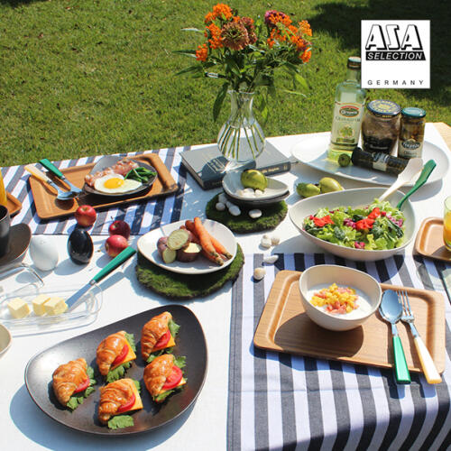 아트박스/아사셀렉션 [아사셀렉션] 쿠바 스톤+크림 6인 디너 홈세트 C 25P