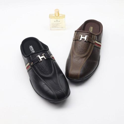 베리콕 남성 국산 발편한 매쉬 블로퍼 체인 스티치 홈슈즈