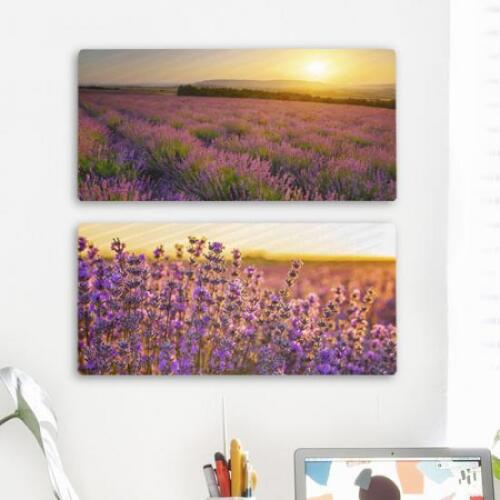 아트박스/꾸밈 da700-폼아크릴액자38CmX18Cm_노을과라벤더