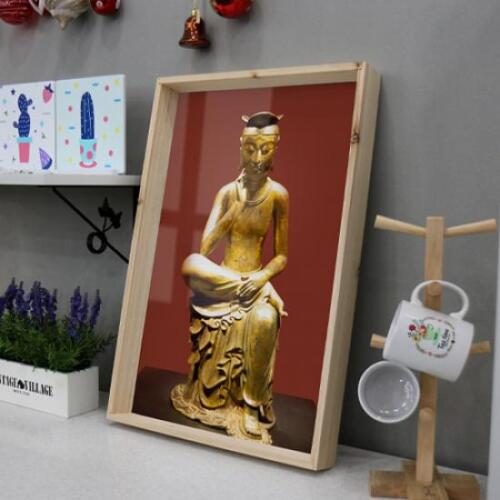 꾸밈 아트박스/꾸밈 dc993-우드프레임액자_금동미륵보살반가사유상