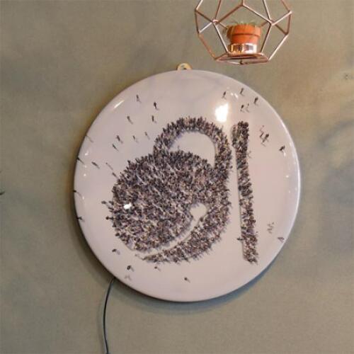 꾸밈 아트박스/꾸밈 ni791-LED액자35R_불심으로대동단결