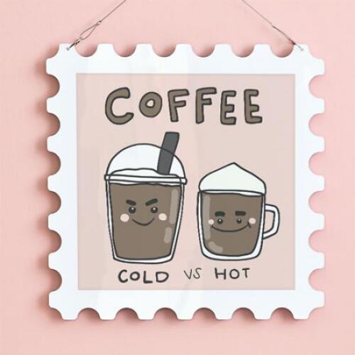 아트박스/꾸밈 nq310-행잉액자_우리는사이좋은친구(우표중형)