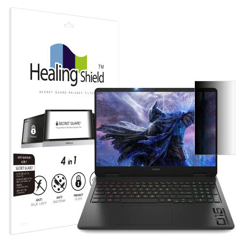 아트박스/힐링쉴드 HP 오멘 16-ap0117ax SNS 메신저 사이드 보안필름
