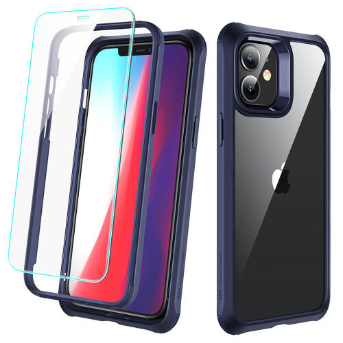 아트박스/샘빌 ESR 아이폰12pro max 얼라이언스 터프 케이스 강화유리포함