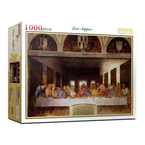 비엔비퍼즐 아트박스/퍼즐 라이프 풍경 명화 최후의 만찬 복원 후 1000피스 PL1115