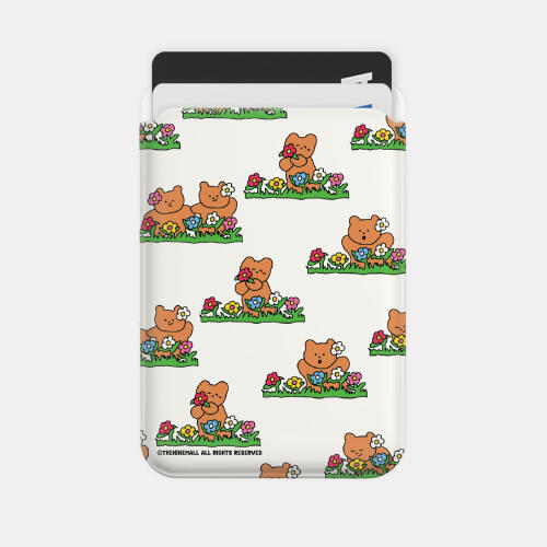 ㈜모먼트디자인 아트박스/더나인몰 pattern garden gummy [맥세이프 카드슬롯]