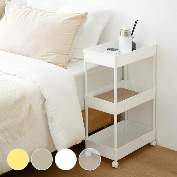 로이드 이동식 선반 트롤리 틈새수납장 3단