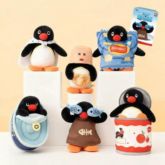 핑구의 숨바꼭질 랜덤 봉제인형 키링 랜덤박스