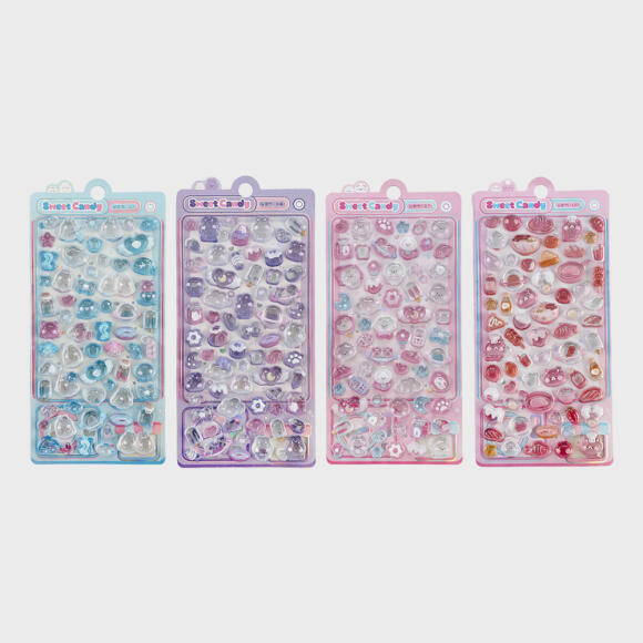 [딜] 3D 크리스탈 봉봉드롭 인기 입체 스티커 모음