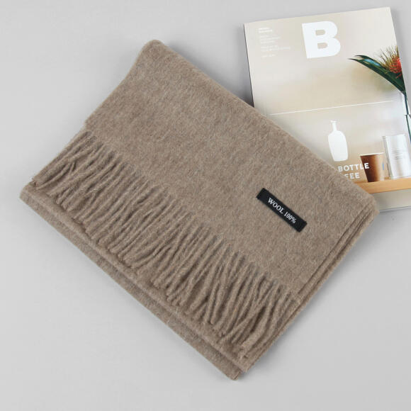 프리미엄 울100% 솔리드 머플러