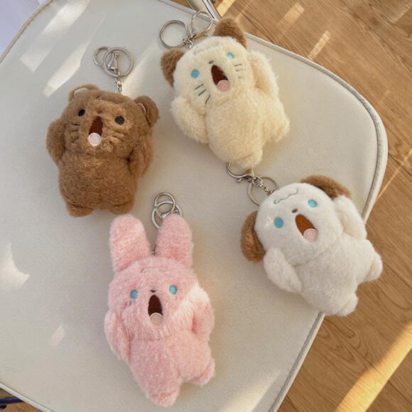 커럴 귀여운 동물 곰돌이 강아지 캐릭터 키링