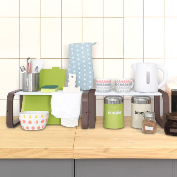 스마트 스틸랙 40cm 1단 다용도 선반 수납 정리대