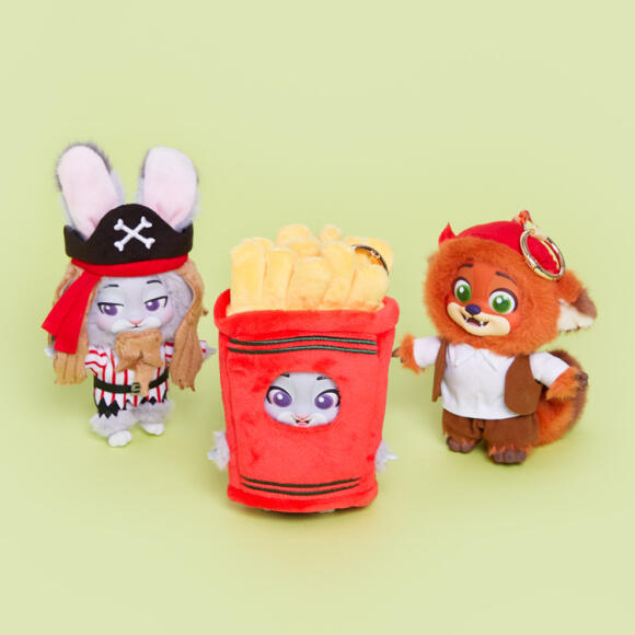 주토피아 언더커버 플러시 키체인 랜덤 낱개 